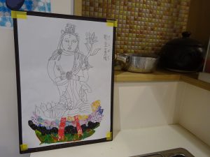 大仏のちぎり絵