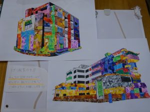 クリニックのちぎり絵